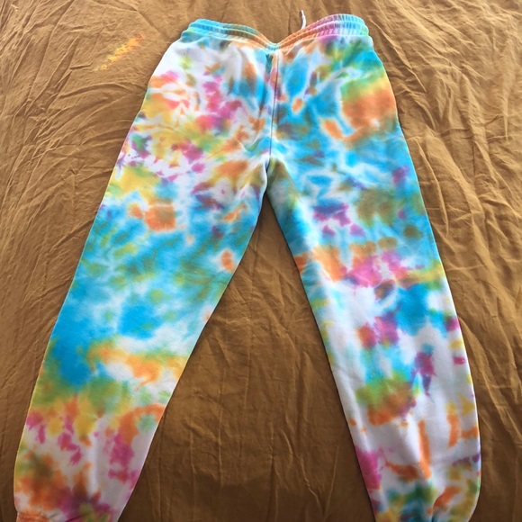 Hand Dyed Tie Dye Joggers - Picture 2 of 2